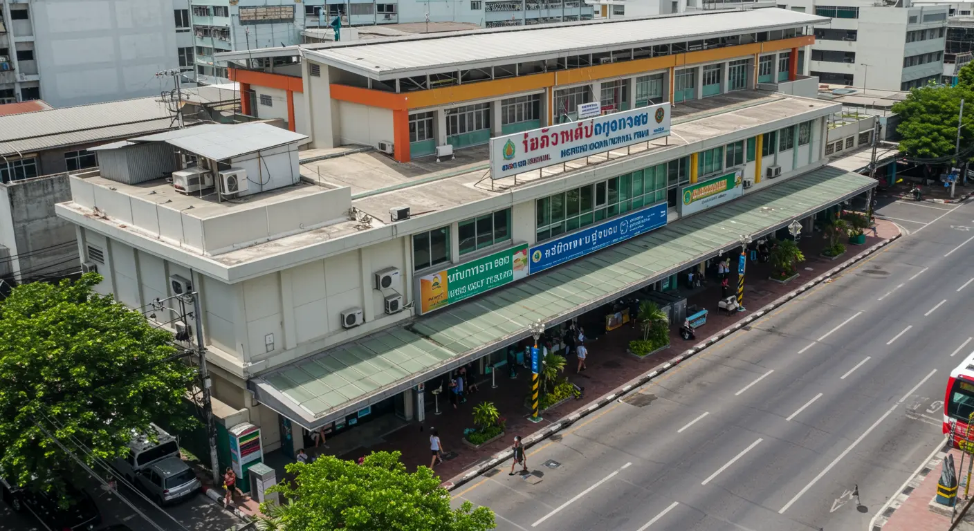 bangkok Main bus Station - Origin point for bangkok to pak-chong route