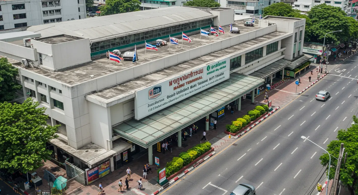 bangkok Main bus Station - Origin point for bangkok to pattani route