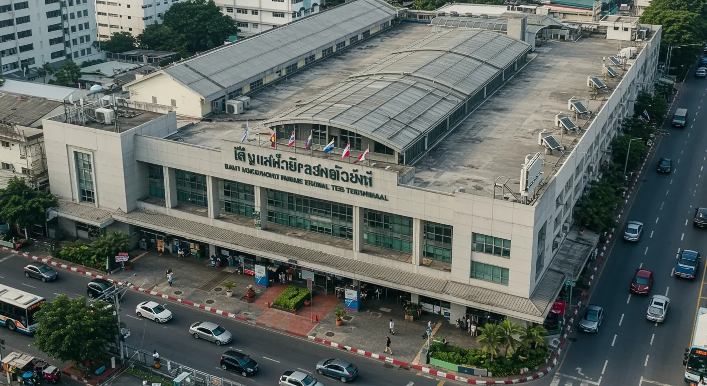 bangkok Main bus Station - Origin point for bangkok to pattaya route