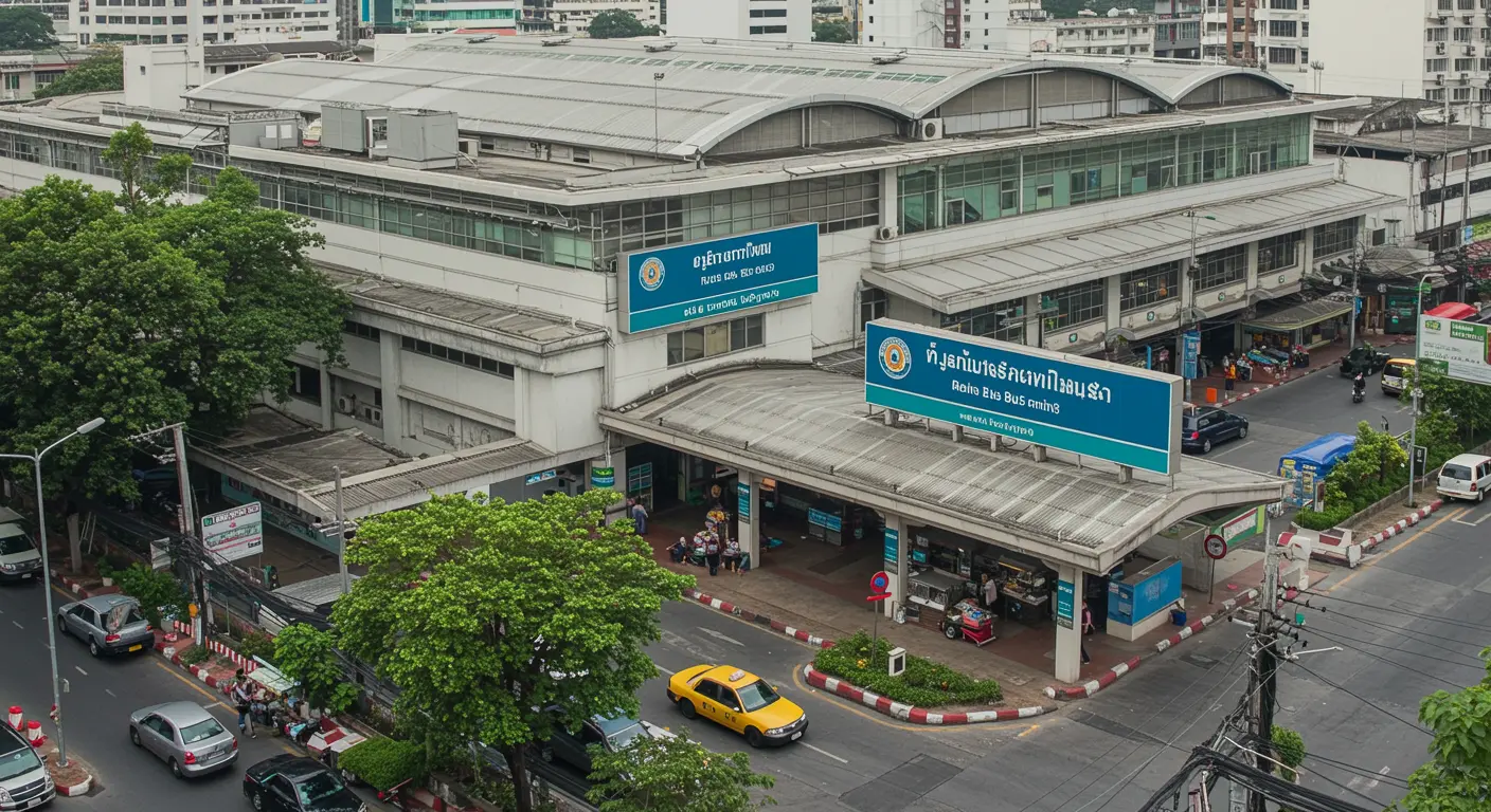 bangkok Main bus Station - Origin point for bangkok to phang-nga route