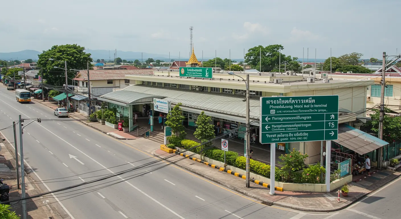 phatthalung Main bus Station - Destination point for bangkok to phatthalung route