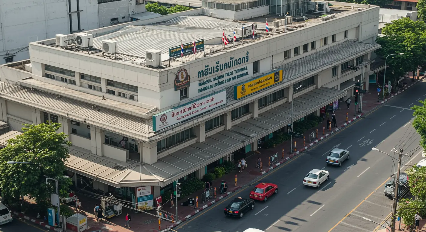bangkok Main bus Station - Origin point for bangkok to phayao route