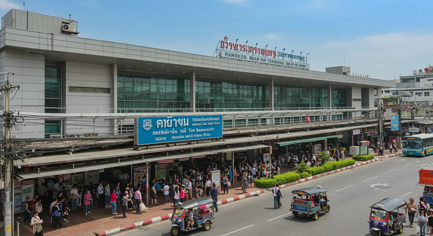 bangkok Main bus Station - Origin point for bangkok to phetchabun route