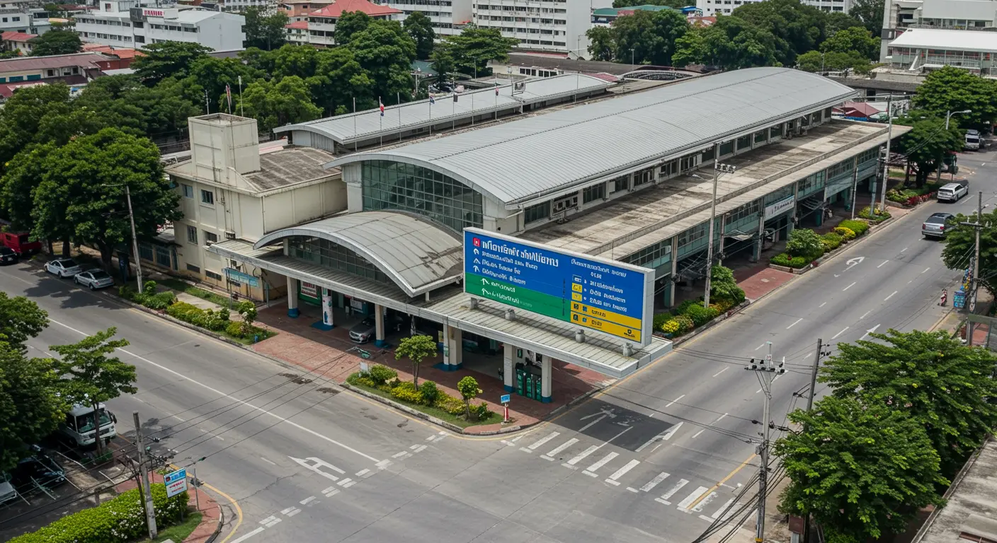 phetchaburi Main bus Station - Destination point for bangkok to phetchaburi route