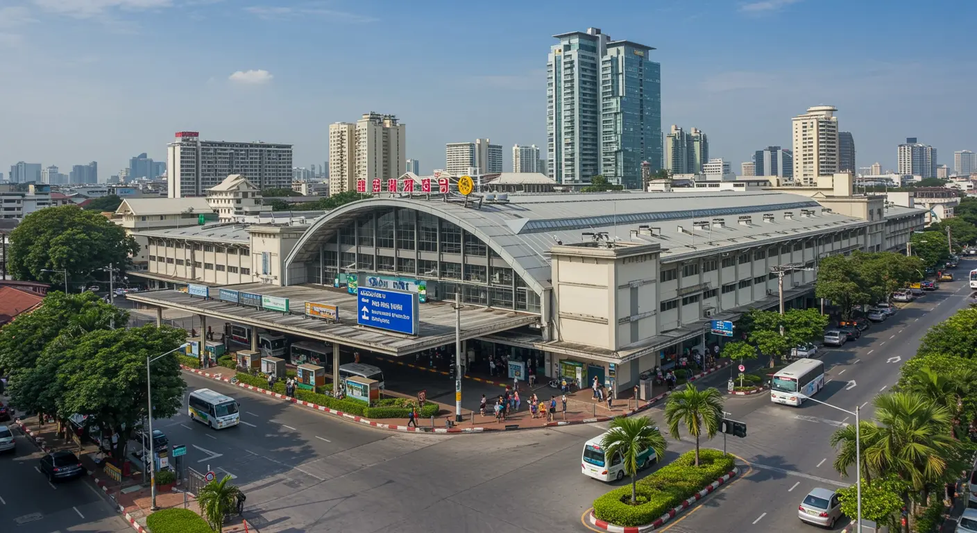 bangkok Main bus Station - Origin point for bangkok to phichit route