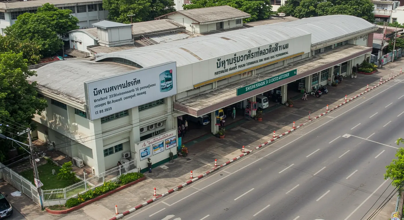 phitsanulok Main bus Station - Destination point for bangkok to phitsanulok route