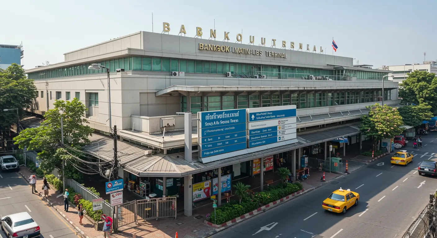 bangkok Main bus Station - Origin point for bangkok to phitsanulok route