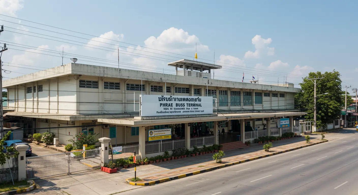 phrae Main bus Station - Destination point for bangkok to phrae route