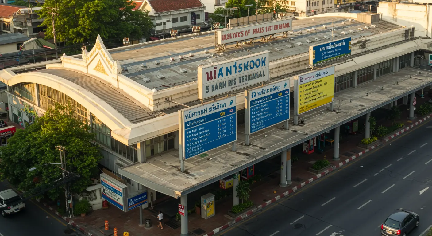 bangkok Main bus Station - Origin point for bangkok to phuket route