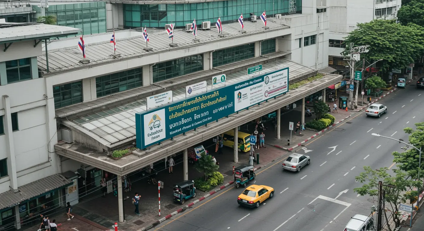 bangkok Main bus Station - Origin point for bangkok to prachin-buri route