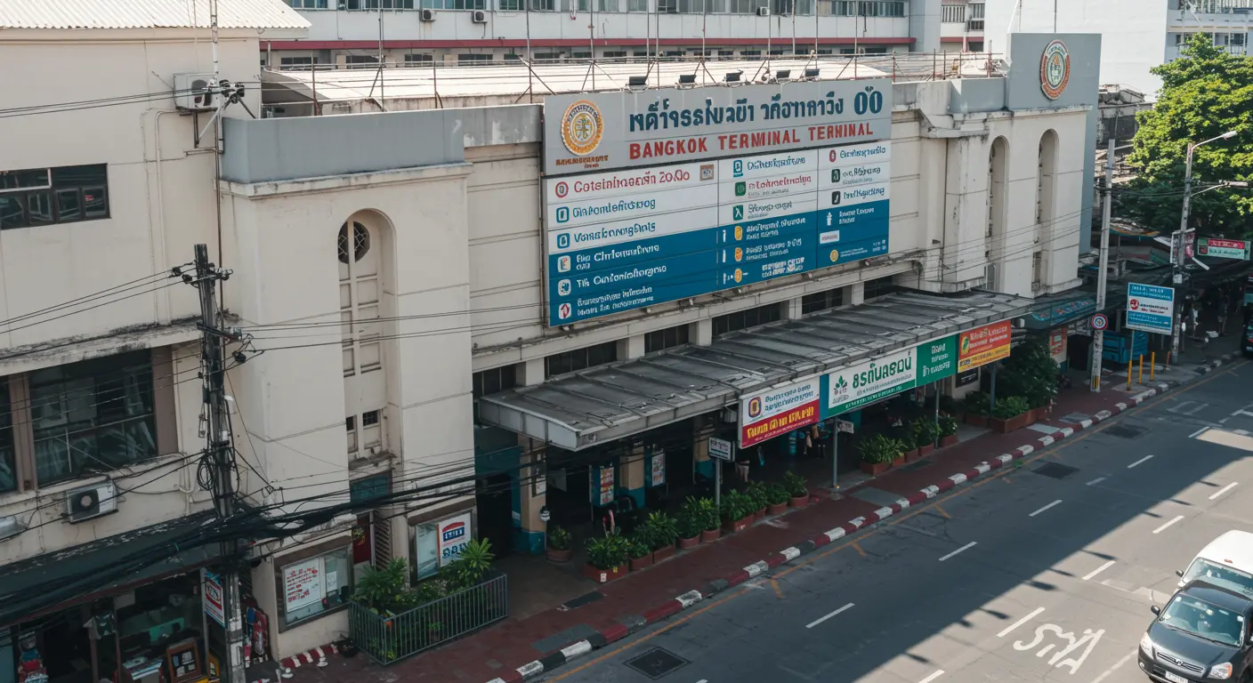 bangkok Main bus Station - Origin point for bangkok to prachuap-khiri-khan route
