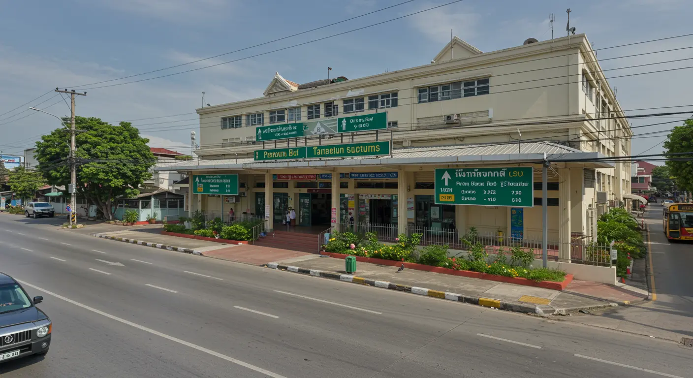 pran-buri Main bus Station - Destination point for bangkok to pran-buri route