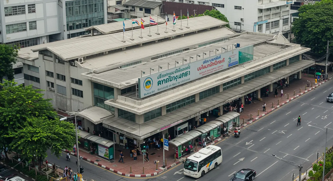 bangkok Main bus Station - Origin point for bangkok to ratchaburi route
