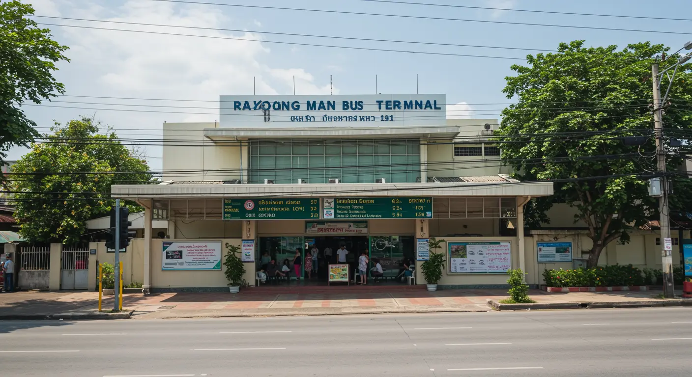 rayong Main bus Station - Destination point for bangkok to rayong route