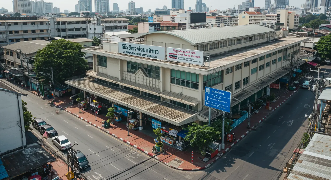bangkok Main bus Station - Origin point for bangkok to roi-et route