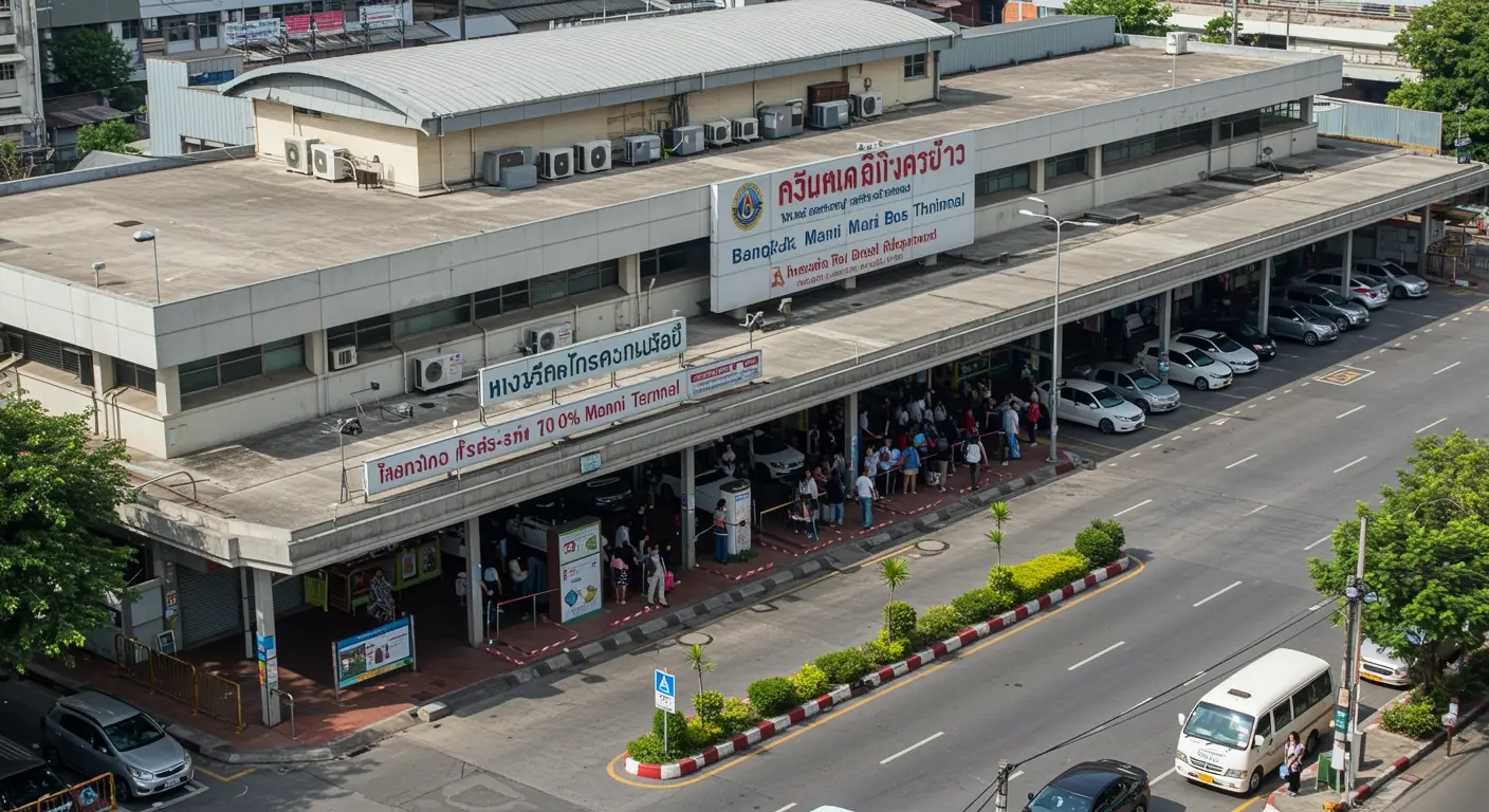bangkok Main bus Station - Origin point for bangkok to satun route