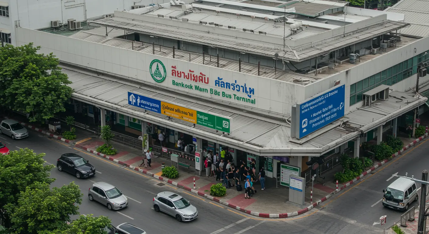 bangkok Main bus Station - Origin point for bangkok to si-sa-ket route