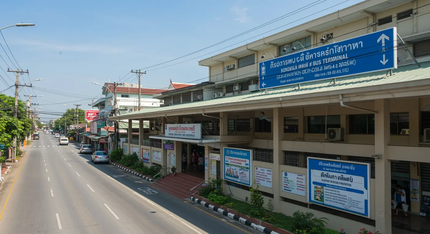 songkhla Main bus Station - Destination point for bangkok to songkhla route