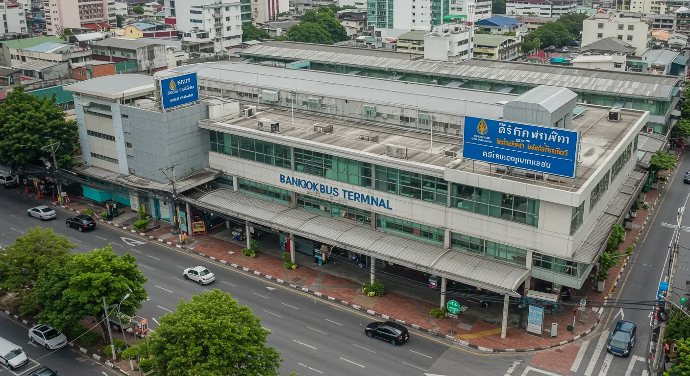 bangkok Main bus Station - Origin point for bangkok to songkhla route