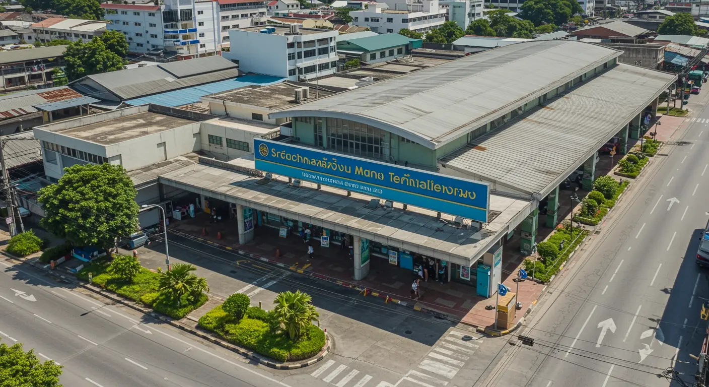 sriracha Main bus Station - Destination point for bangkok to sriracha route