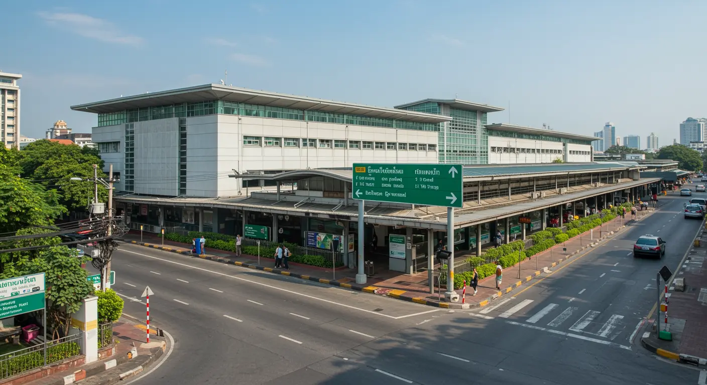 bangkok Main bus Station - Origin point for bangkok to sriracha route