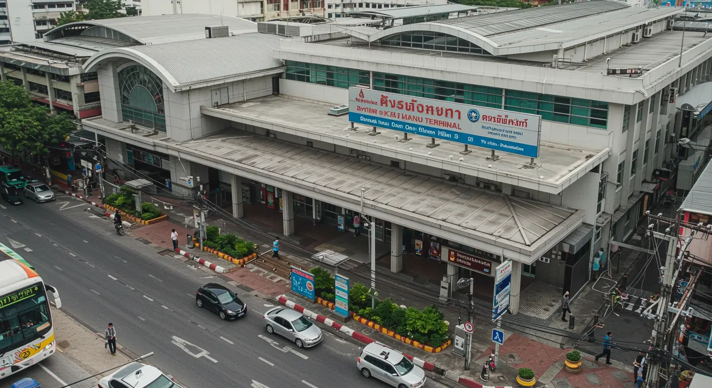 bangkok Main bus Station - Origin point for bangkok to sukhothai route