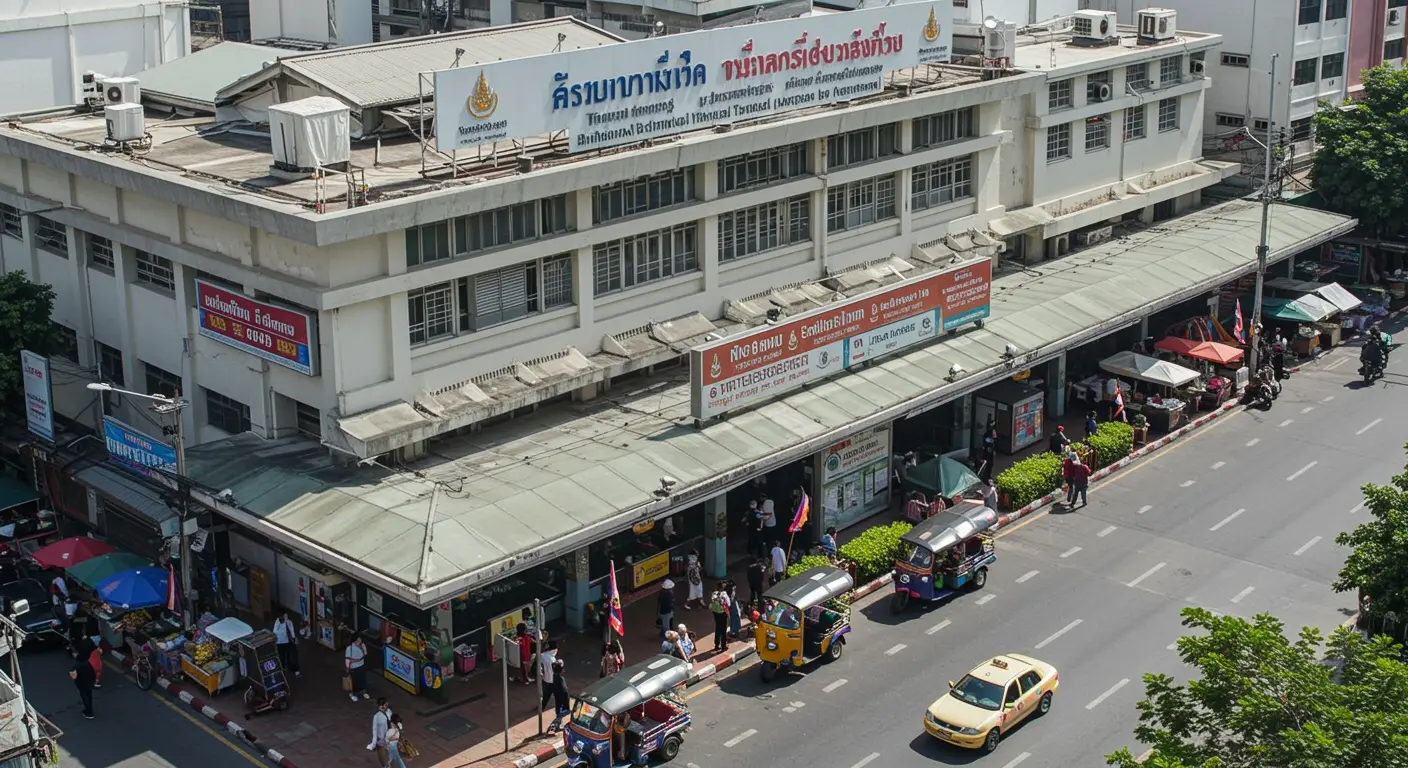 bangkok Main bus Station - Origin point for bangkok to takua-pa route