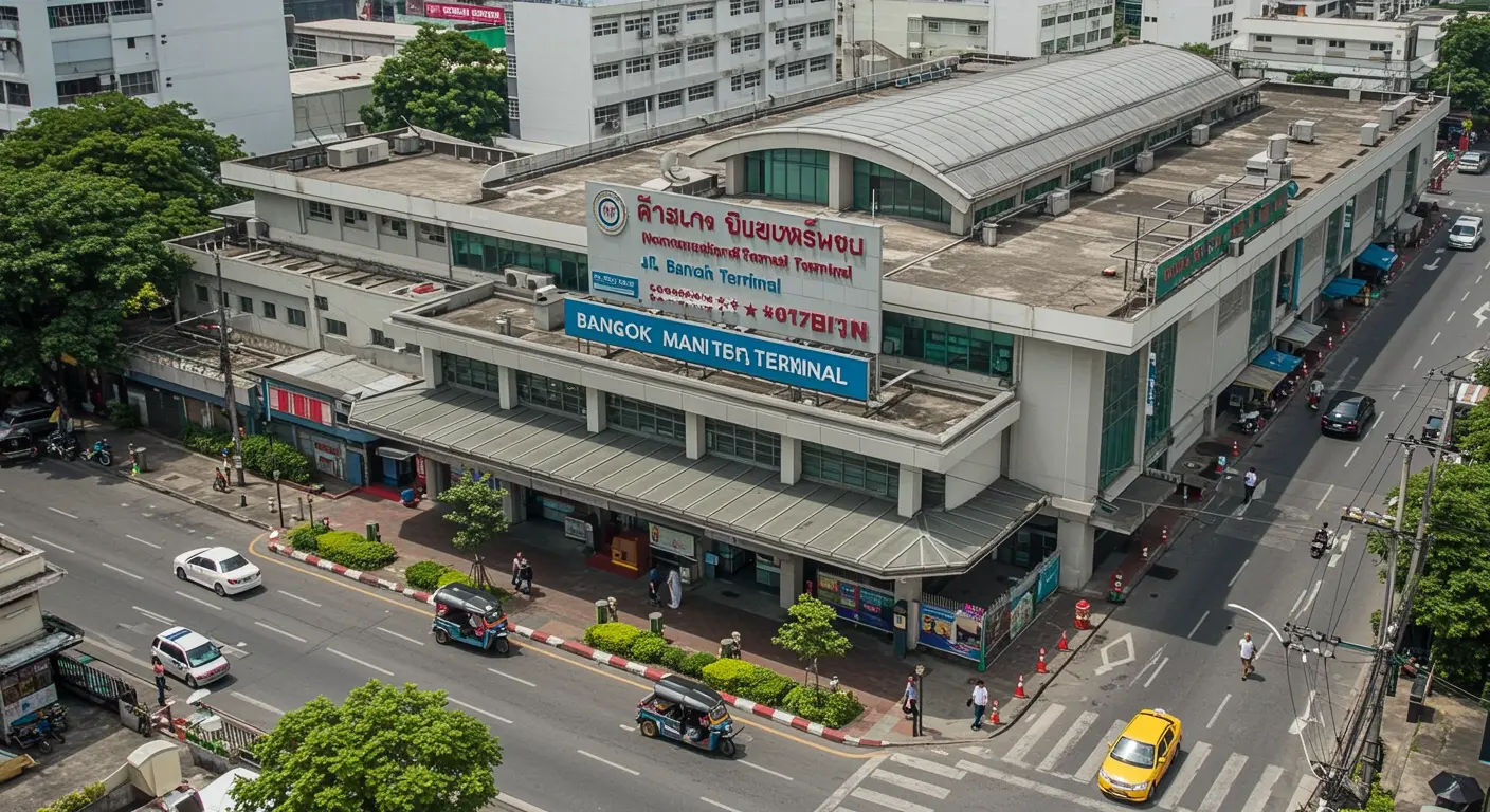 bangkok Main bus Station - Origin point for bangkok to trang route