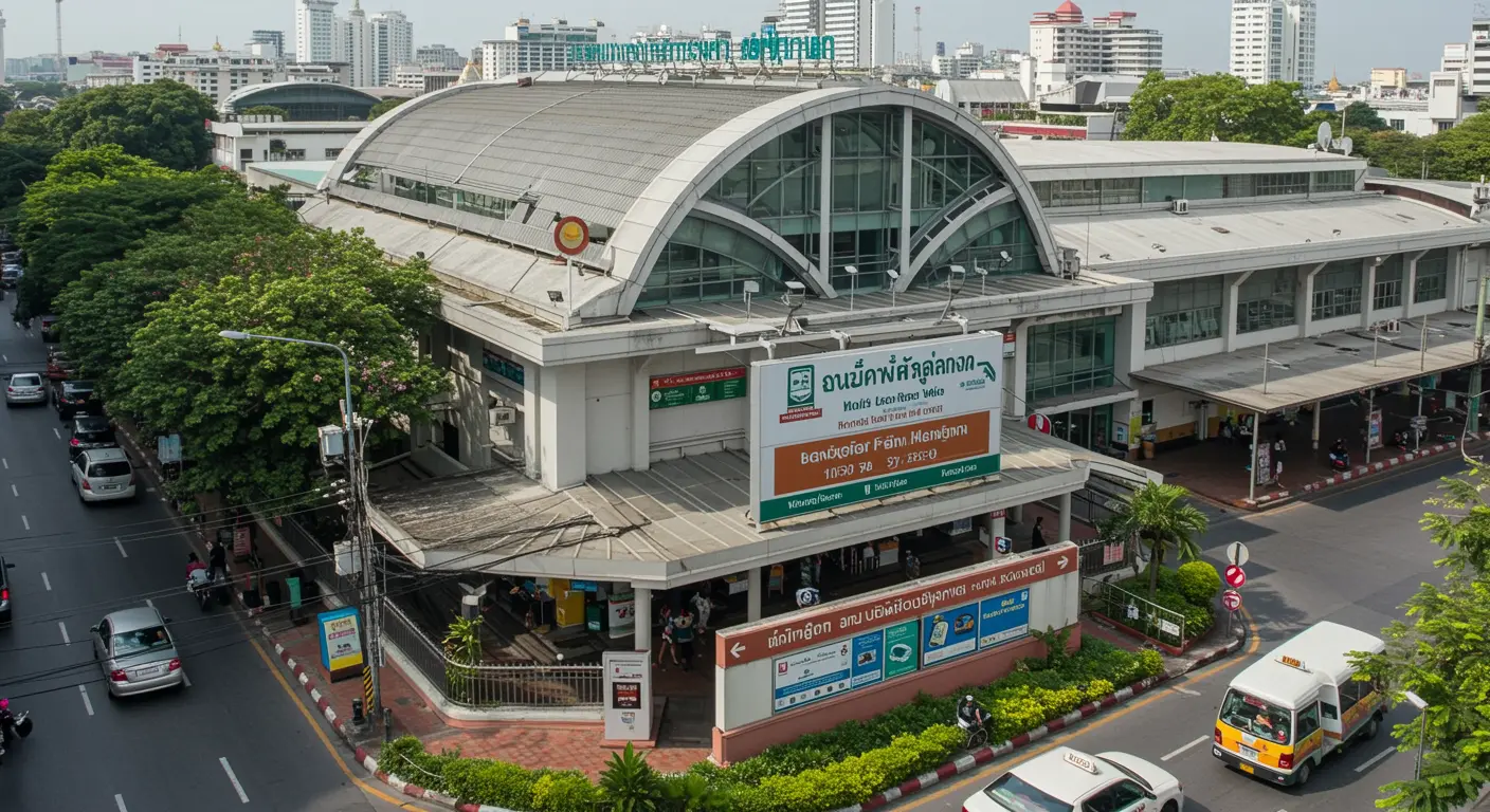 bangkok Main bus Station - Origin point for bangkok to trat route