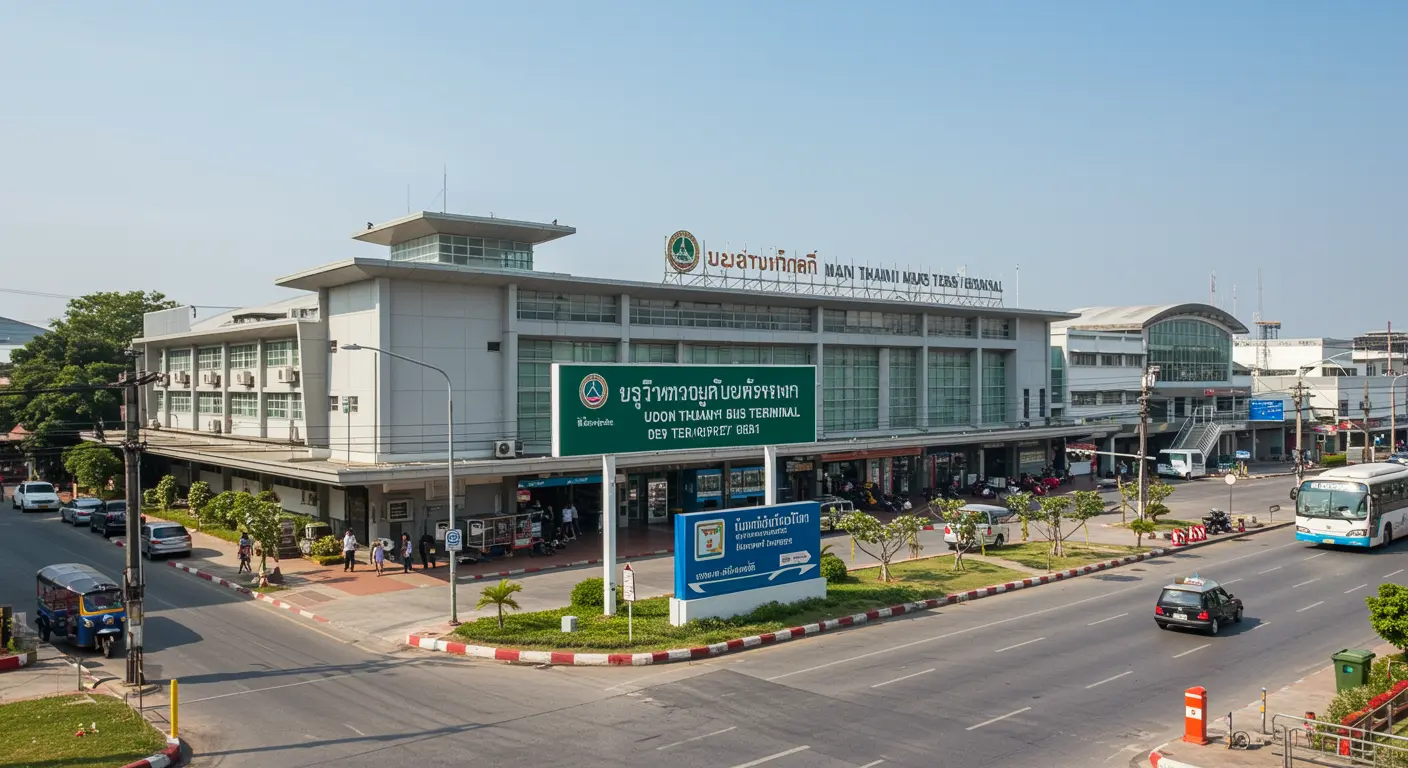 udon-thani Main bus Station - Destination point for bangkok to udon-thani route
