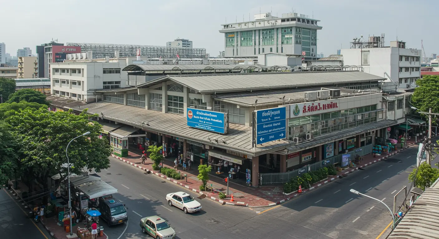 bangkok Main bus Station - Origin point for bangkok to udon-thani route