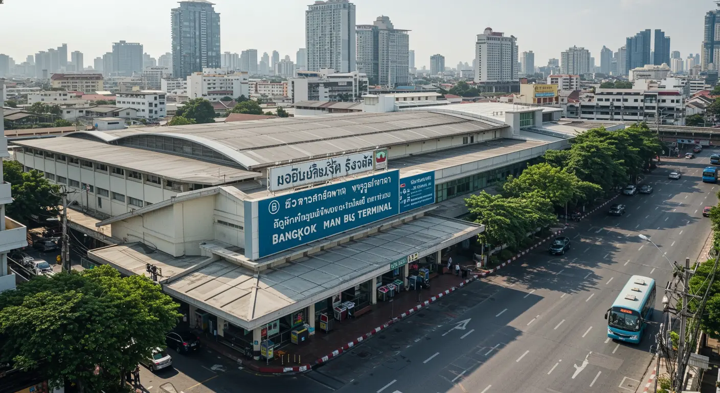 bangkok Main bus Station - Origin point for bangkok to uttaradit route