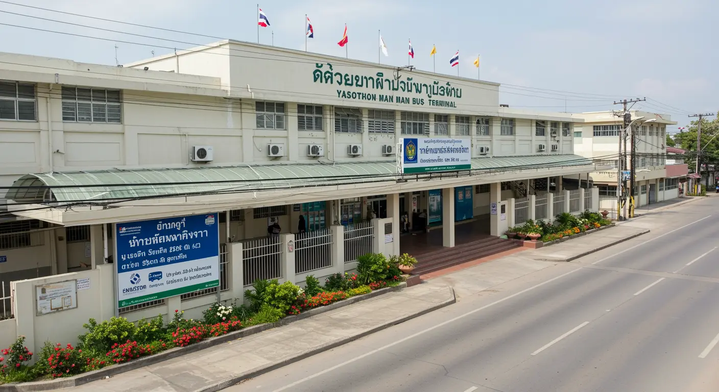 yasothon Main bus Station - Destination point for bangkok to yasothon route