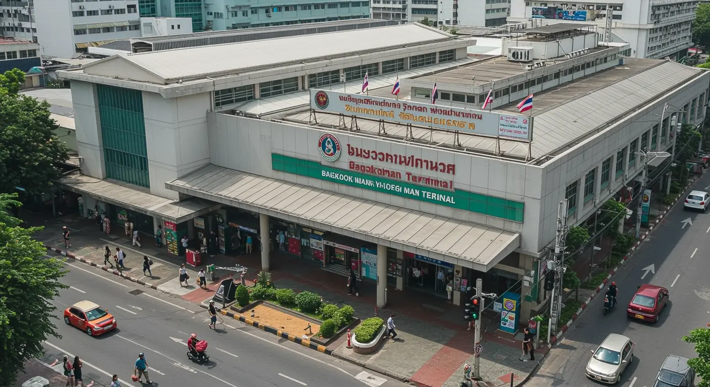 bangkok Main bus Station - Origin point for bangkok to yasothon route