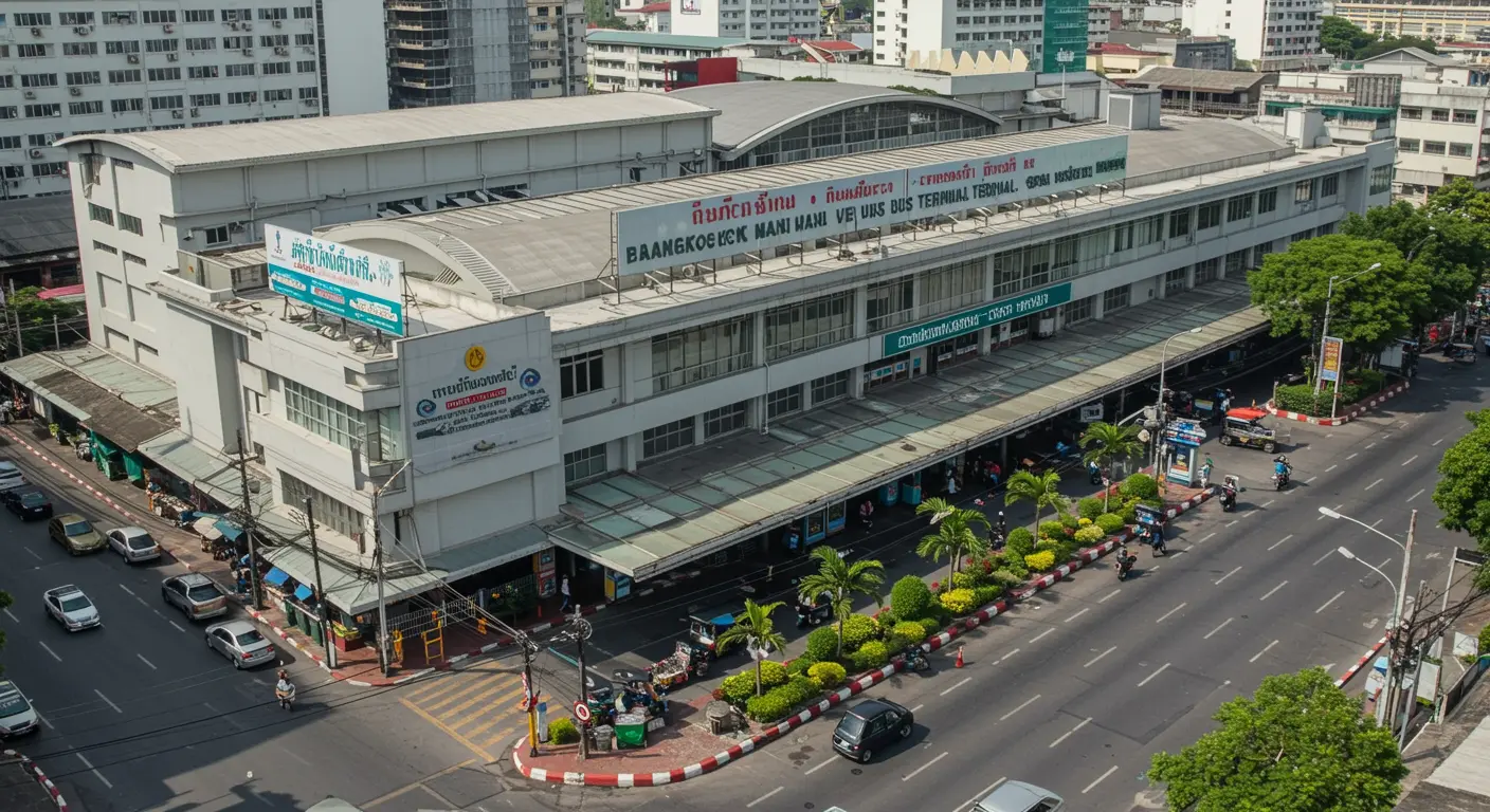 bangkok Main bus Station - Destination point for banteay-meanchey-sisophon to bangkok route