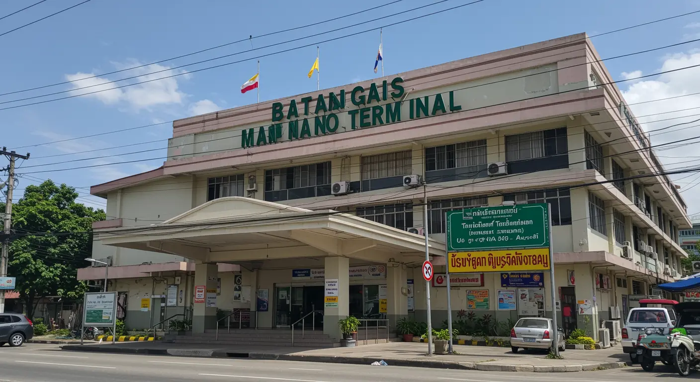 batangas Main bus Station - Origin point for batangas to bangkok route