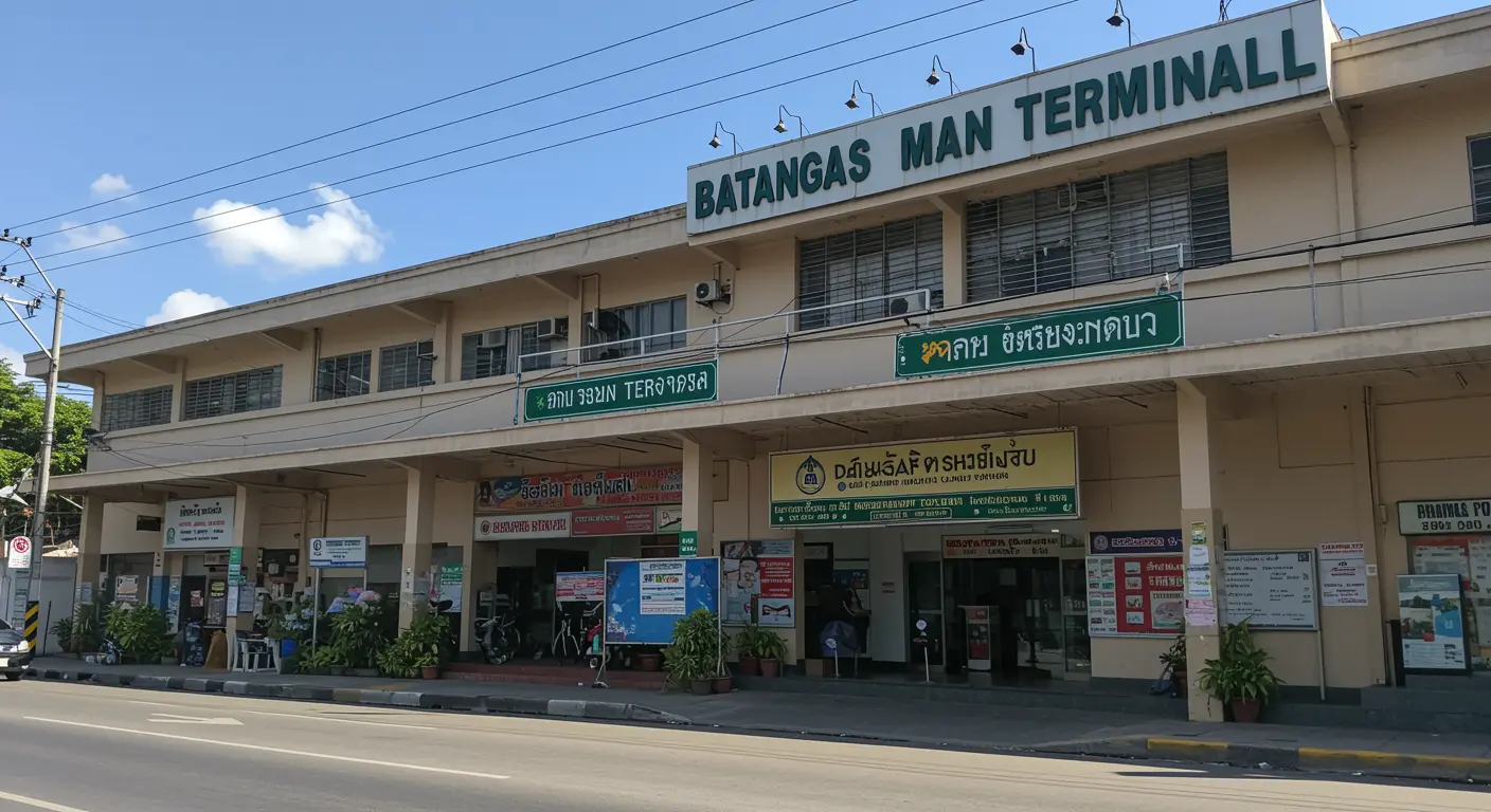 batangas Main bus Station - Destination point for bangkok to batangas route