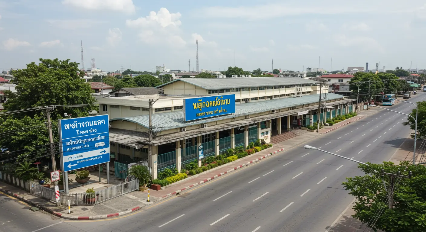 aranyaprathet Main bus Station - Destination point for battambang to aranyaprathet route