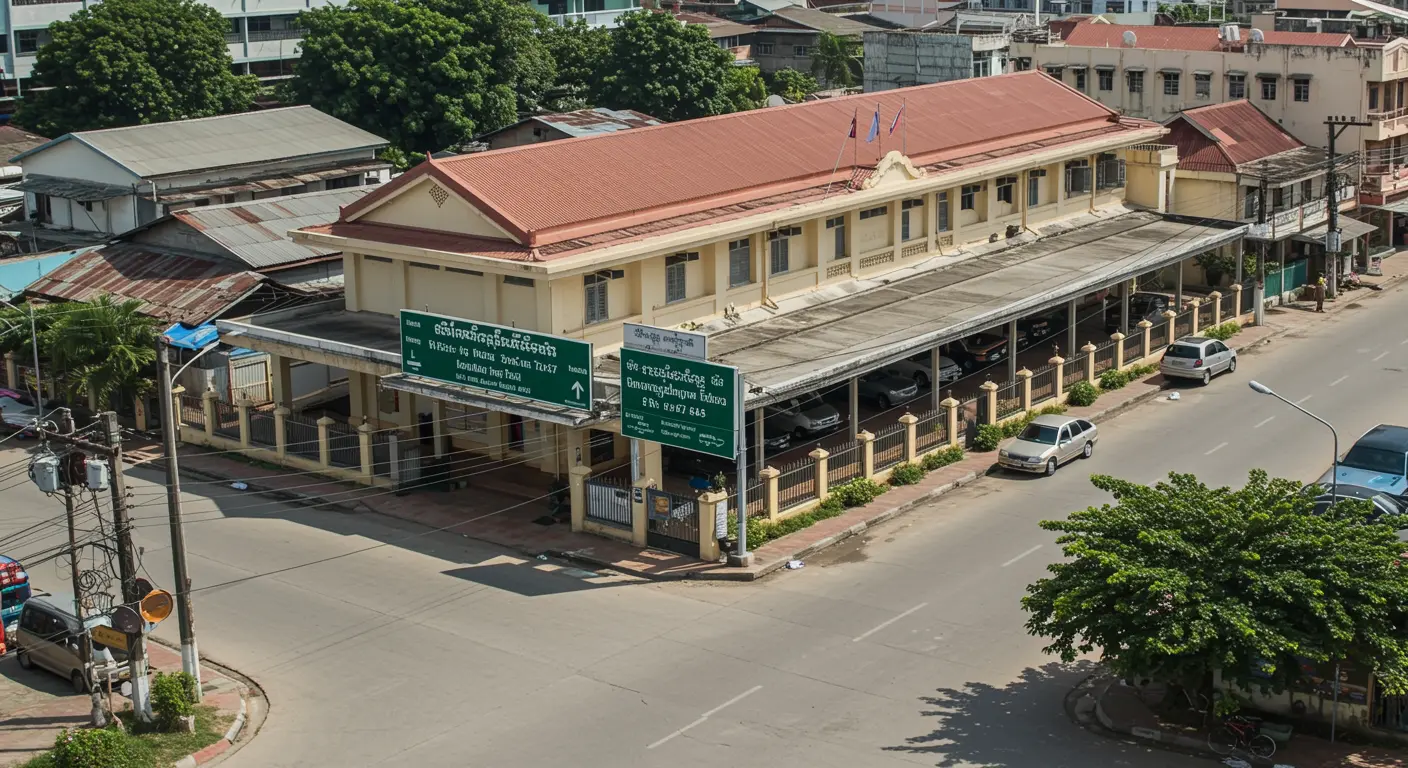battambang Main bus Station - Origin point for battambang to aranyaprathet route