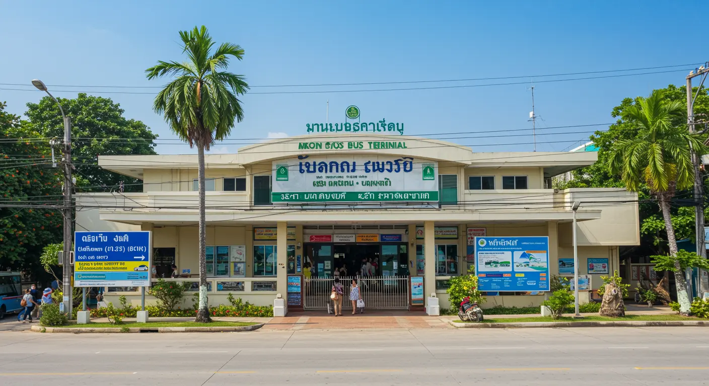 koh-chang Main bus Station - Destination point for battambang to koh-chang route