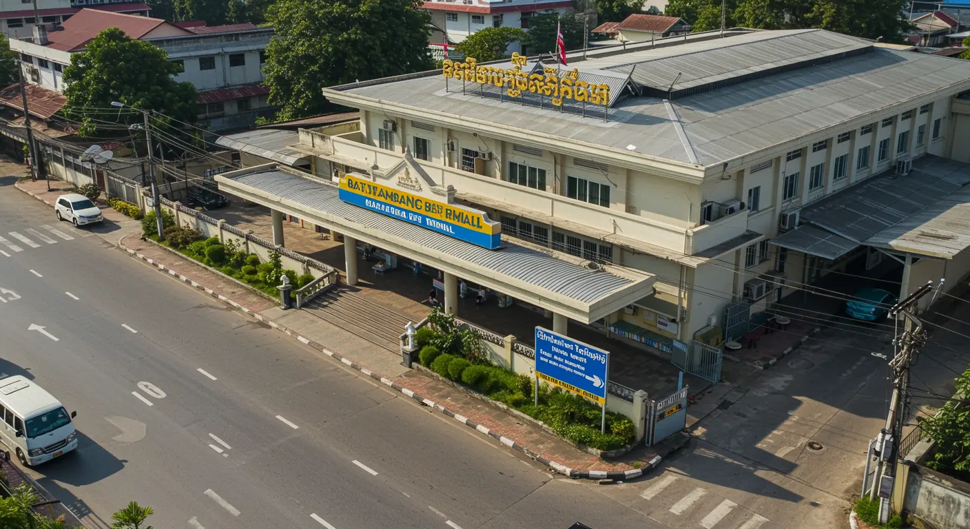battambang Main bus Station - Origin point for battambang to pattaya route