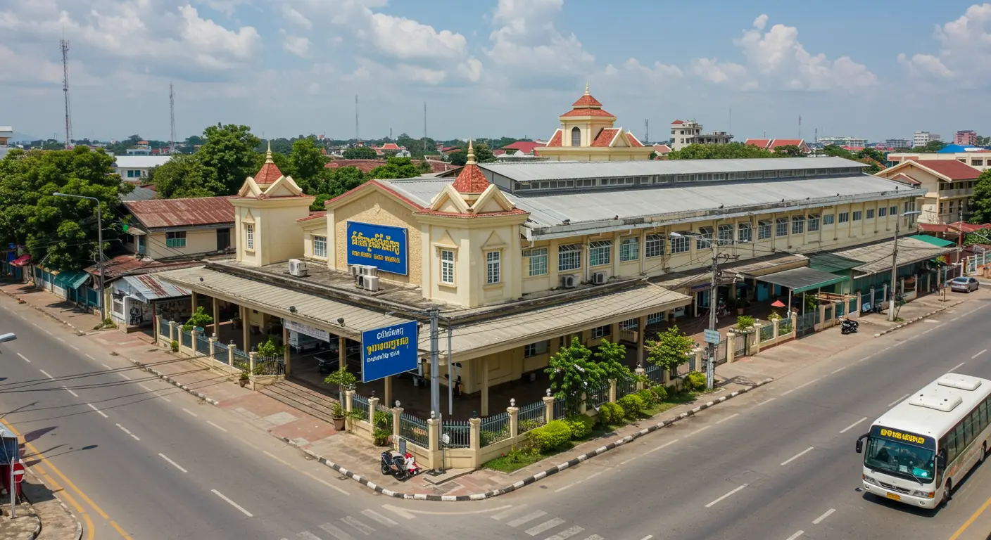 battambang Main bus Station - Origin point for battambang to trat route