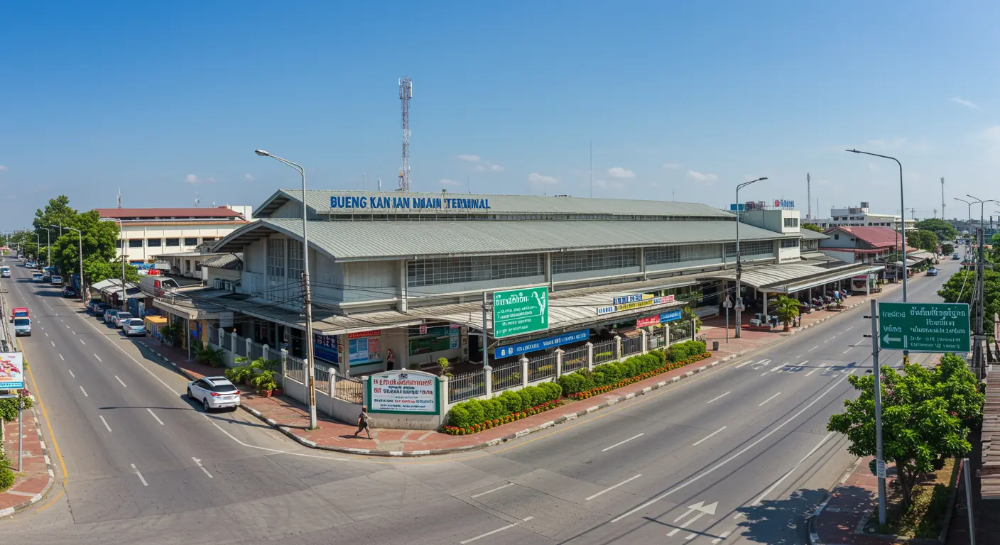 bueng-kan Main bus Station - Destination point for lampang to bueng-kan route
