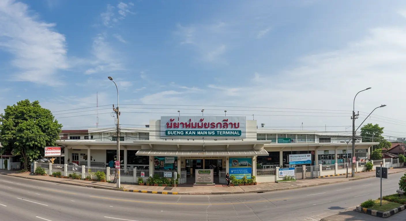 bueng-kan Main bus Station - Origin point for bueng-kan to hat-yai route