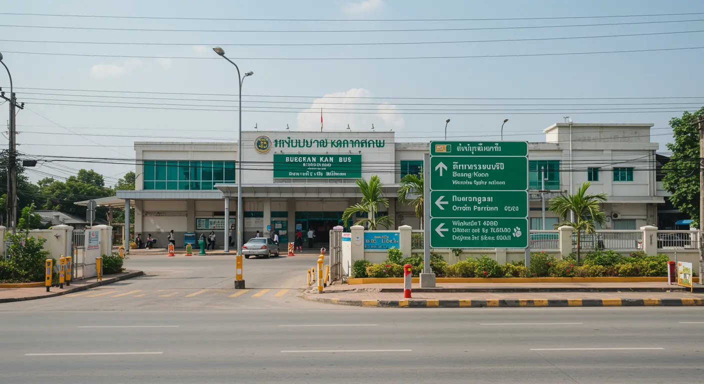 bueng-kan Main bus Station - Origin point for bueng-kan to lampang route