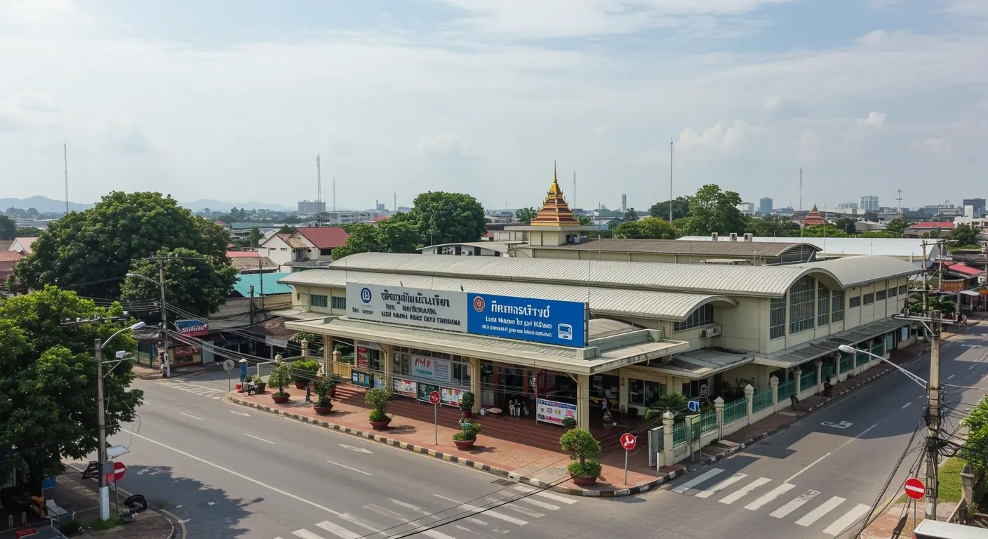 loei Main bus Station - Destination point for bueng-kan to loei route