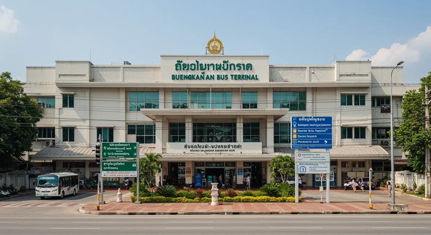 bueng-kan Main bus Station - Origin point for bueng-kan to loei route