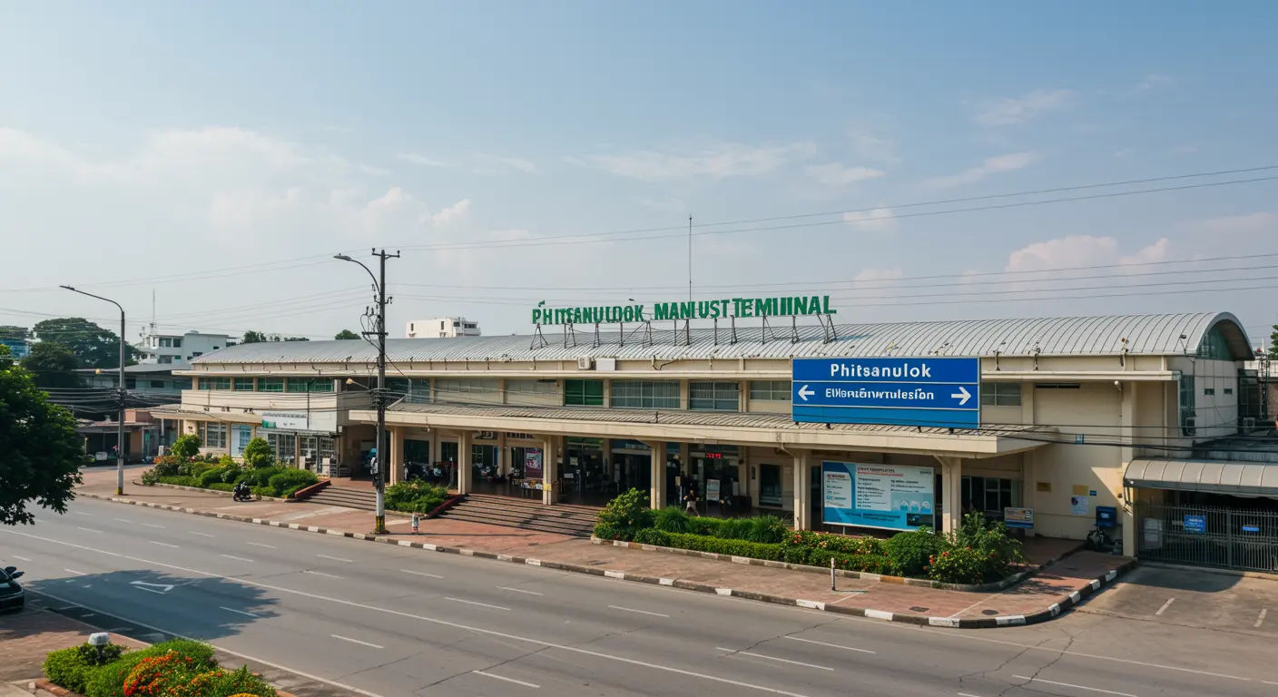 phitsanulok Main bus Station - Destination point for bueng-kan to phitsanulok route