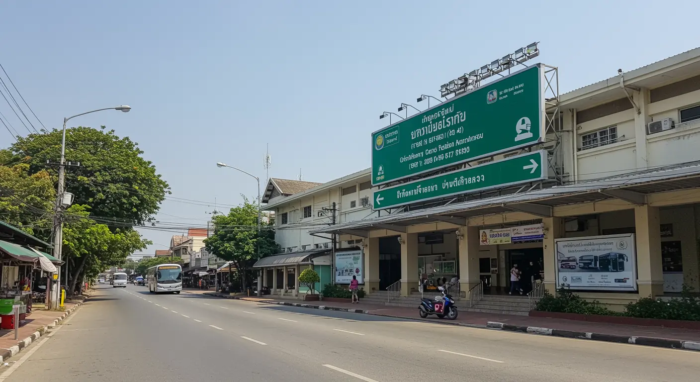 ayutthaya Main bus Station - Destination point for buri-ram to ayutthaya route
