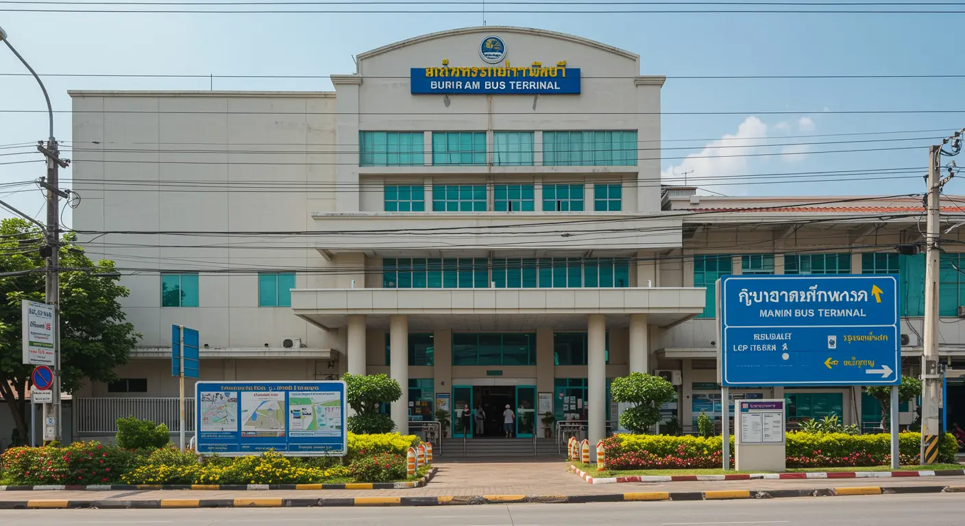 buri-ram Main bus Station - Origin point for buri-ram to ayutthaya route